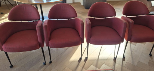 4 Dining chairs Young International model Tino