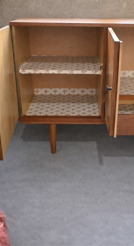 Image 1 of Beautiful large Mid-Century teak wood sideboard