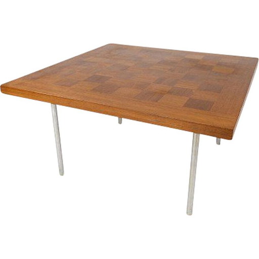 Vintage Couchtisch aus Teakholz von Poul Cadovius, Frankreich 1960