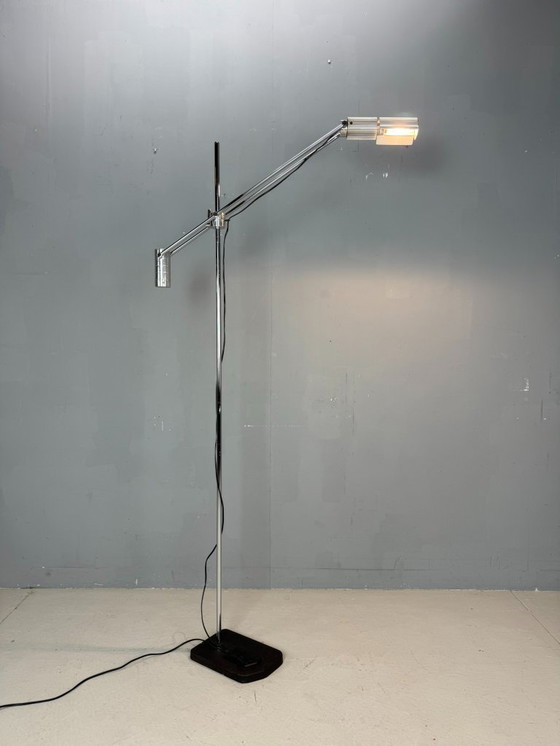 Image 1 of Lampadaire Haloprofil 8008 de Viktor Frauenknecht pour Swiss Lamps, années 1970