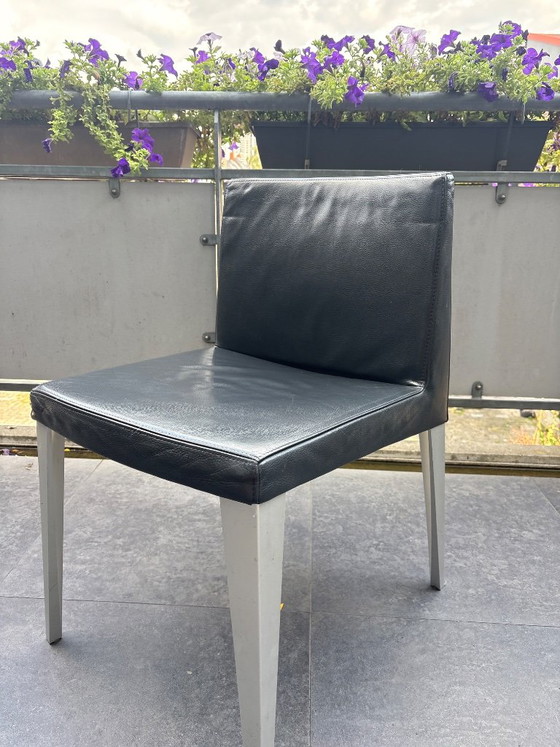 6x Eettafelstoel Team by Wellis – Eetkamerstoelen, Leather, Metal (photo 3 of 5)