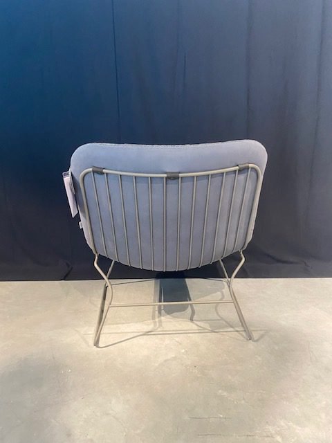Image 1 of bert plantagie Draat fauteuil met poef
