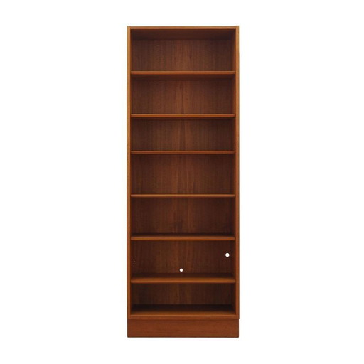 Étagère en teck par Hundevad & Co. avec étagères réglables, design danois des années 1960