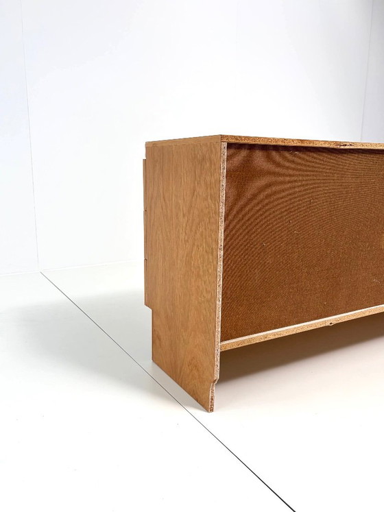 Vintage Retro Chest of drawers with 6 Drawers – Oak Look – Mid-Century Style – Wood (photo 12 of 14)