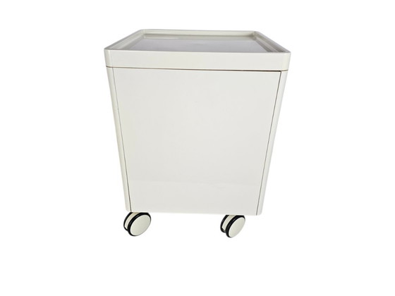 Comodino color crema su ruote, Ikea, Comodini, Legno, MDF, Modern (foto 5 di 5)