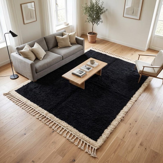 Marokkanischer Berber-Teppich, handgefertigte Wolle, artisanal 170/300cm – Teppiche & Läufer (photo 8 of 10)