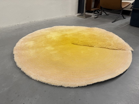 CSrugs Karim Rashid Round Rug Yellow, Rugs & carpets, Wool (photo 2 of 10)