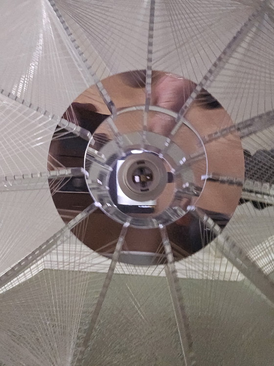 Image 1 of Spacecage plexiglass wire lamp, ø48cm