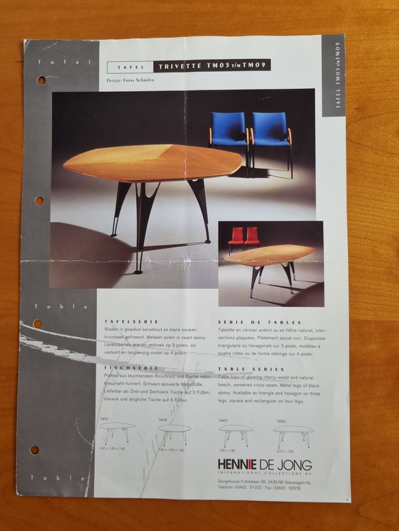Image 1 of Design Frans Schofer table Trivette TM05