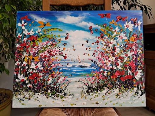 Evelina VINE - Paradise Found - Artist's painting