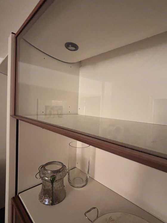 B&B Italia DOMUS wandmeubel – Antonio Citterio – Vintage designklassieker – Vitrinekasten, Wood, Glass (photo 10 of 10)