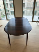 Table extensible Modèle 204 par Arne Vodder pour Sibast Mobler