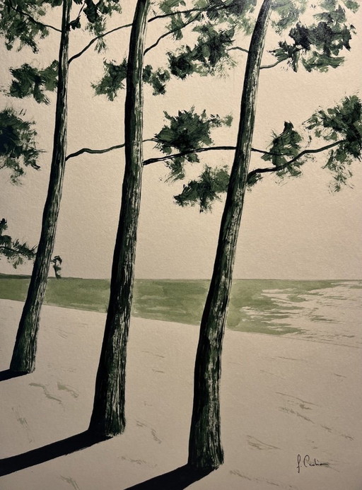 Ink on natural paper. Format 40x30cm.