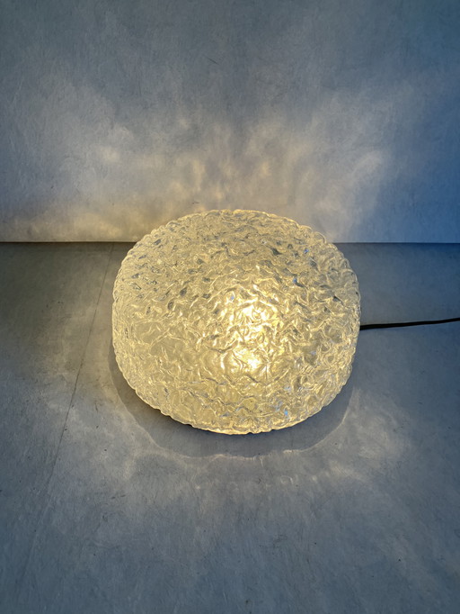 Glashütte Limburg Vintage Ceiling Lamp Bubble Glass