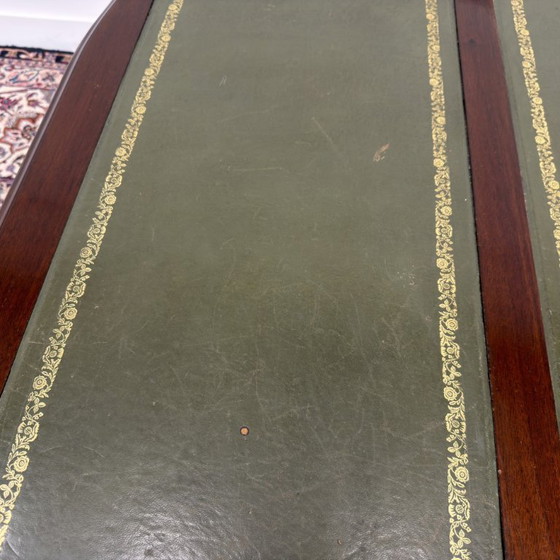 Scrivania Classica Antica Inglese – Scrivanie, Leather, Wood (photo 21 of 22)