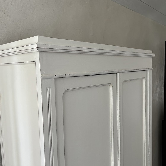 Image 1 of White Antique Wardrobe