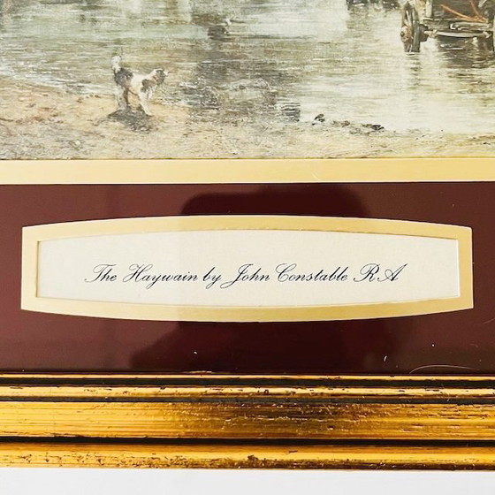 Vintage Framed Print The Hay Wain John Constable 1960s – Paintings & Drawings, Paper (photo 6 of 6)