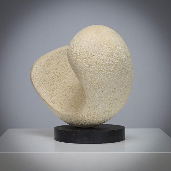 Image 1 of Modernist Sandstone Sculpture by Ineke van Zuuren, Netherlands, 1980s