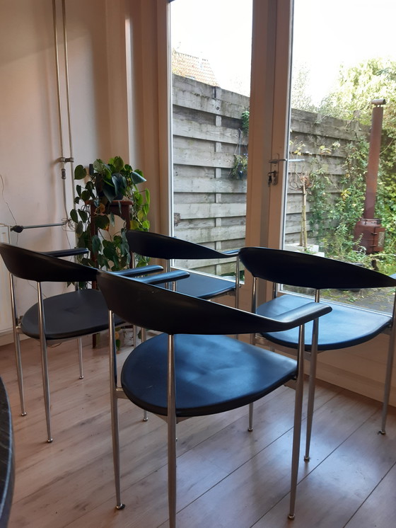 Image 1 of 4 sedie Fasem di Giancarlo Vegni & Gianfranco Gualtierot