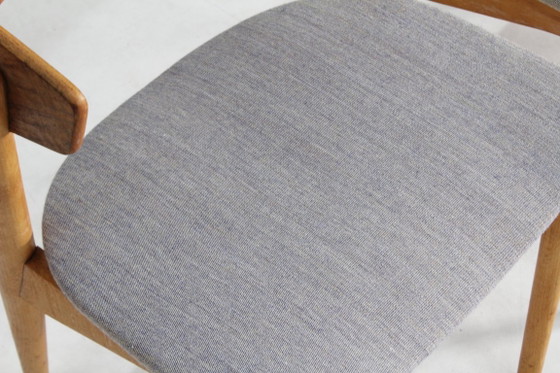 Image 1 of Vintage Deense eetkamerstoelen model 7 Helge Sibast set van 4