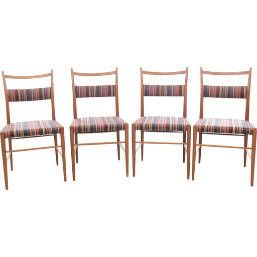 Set di 4 sedie scandinave vintage di Yngve Ekstrom
