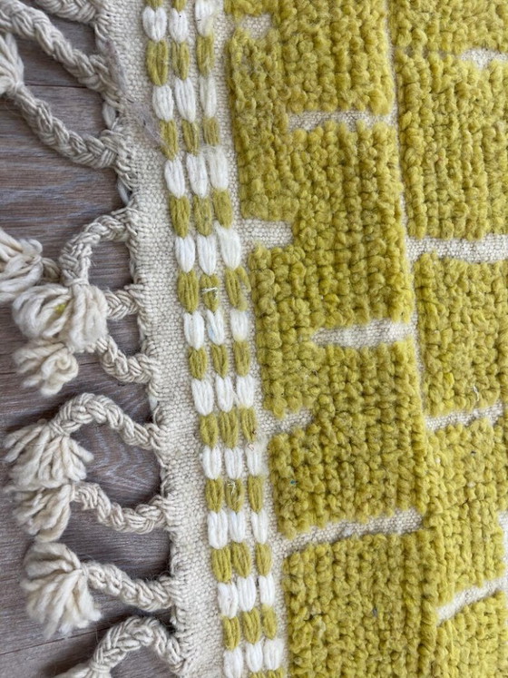 Image 1 of Handgefertigter Läuferteppich 300 cm x 70 cm