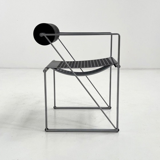 Image 1 of Black & Grey Seconda Chair by Mario Botta for Alias, 1980s