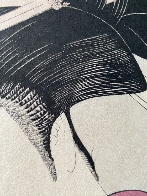 Image 1 of 歌麿筆Utamaro Hitsu as Sealed-From Six Houses of Yoshiwara-Publisher Omiya Gonkuro 1990