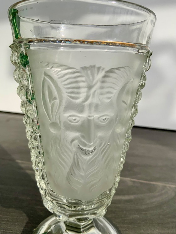 Image 1 of Rare gobelet Art Nouveau S. Reich & Co. « Diable et Mille Yeux »