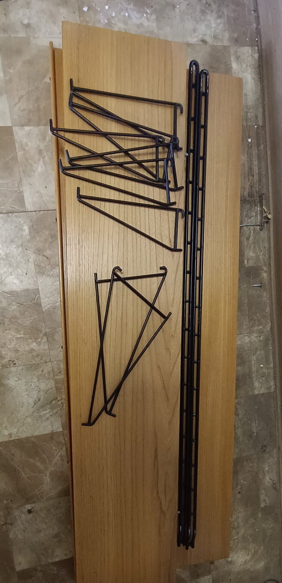 Impresionante estante de pared de la década de 1960 – Armarios de pared, Metal, Wood, Vintage (photo 11 of 11)