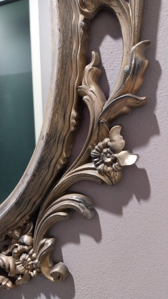 Image 1 of Ovale Barok Spiegel Antiek Goud 58x84 Cm Sierlijst