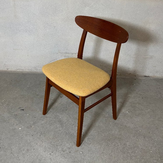 Image 1 of 6 sedie da pranzo Farstrup modello 210 - Danimarca