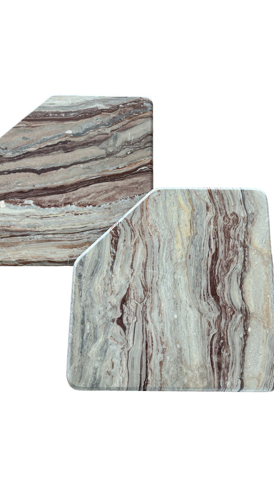 Image 1 of Vintage marmeren nesting tables, Italië 1970