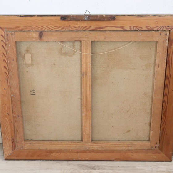 Image 1 of Seascape with Cliff, Oil Painting on Canvas, Italy 20th Century