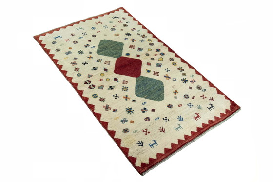 Image 1 of Tapis nomade Gabbeh noué à la main - 167 x 101 cm