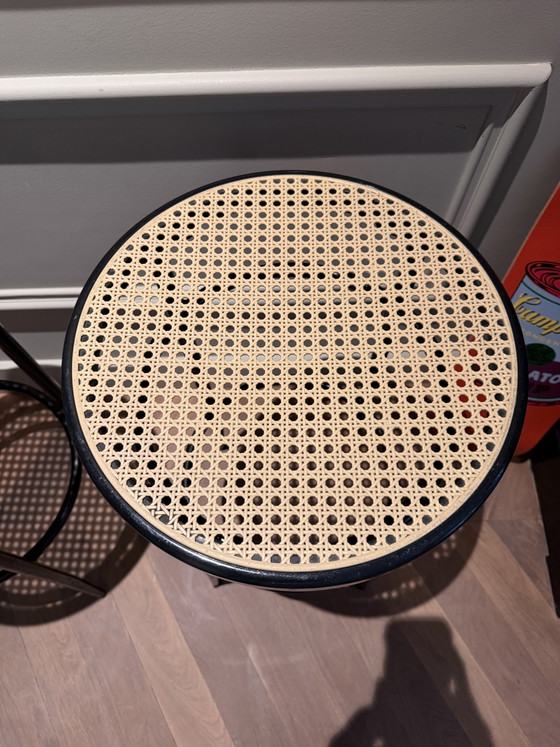 Thonet style Rattan Barkruk Vintage – Barkrukken, Wood (photo 4 of 5)