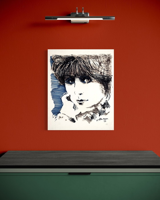 Image 1 of Robert Detheux rare peinture de 1965