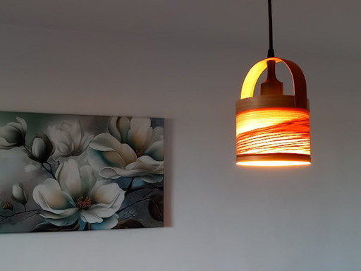 Hanglamp Walnoot Hout