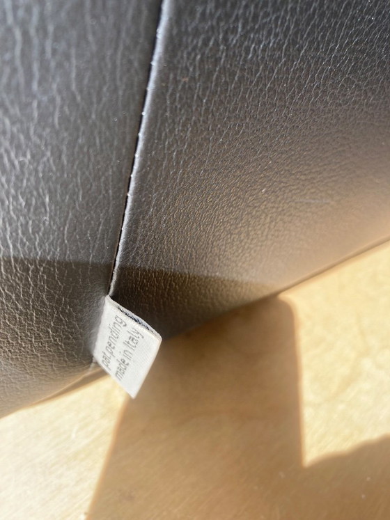 Ensemble de 6 fauteuils Medea en cuir noir – Alberto Colzani pour Cerruti Baleri – Leather, Metal (photo 4 of 6)