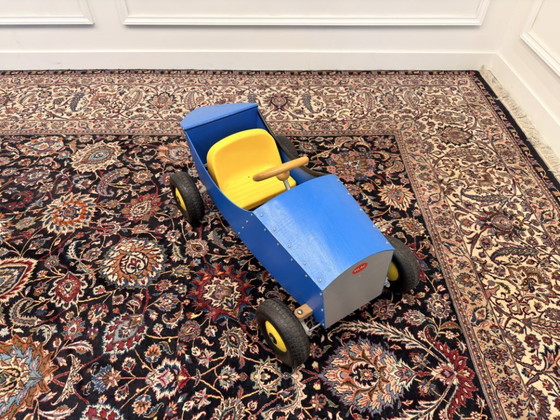 Postmodern Pedal Car by Christophe Gilet for Vilac – Decorative Objects, Metal, Plastic (photo 2 of 10)