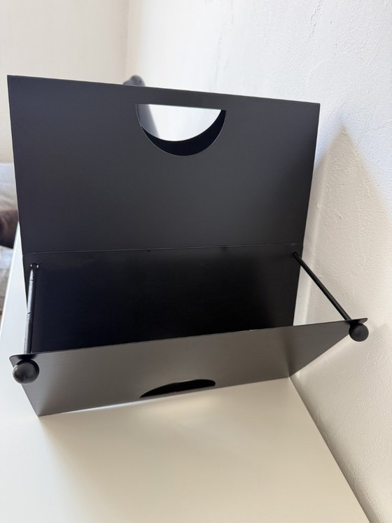 Tijdschriftenrek jaren 80 design Memphis Starck vinyl rek Dj Cassina Flos – Iron (photo 6 of 9)