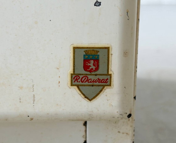 Image 1 of Industrial steel sheet chest of drawers by R. Daurat, France, 1950s
