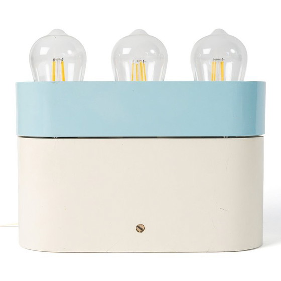 "Transistor" Tischlampe, Italien, 1980 – Tischlampen, Metal, Wood (photo 2 of 6)