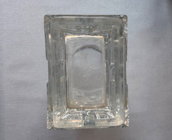 Mid Century Scandinavian Brutalist Vase – Glass (photo 5 of 7)