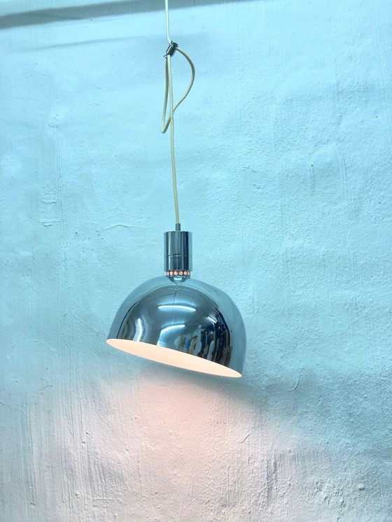 Image 1 of Lampada a sospensione dell'era spaziale italiana di Sirrah Design Franco Albini Franca Helg