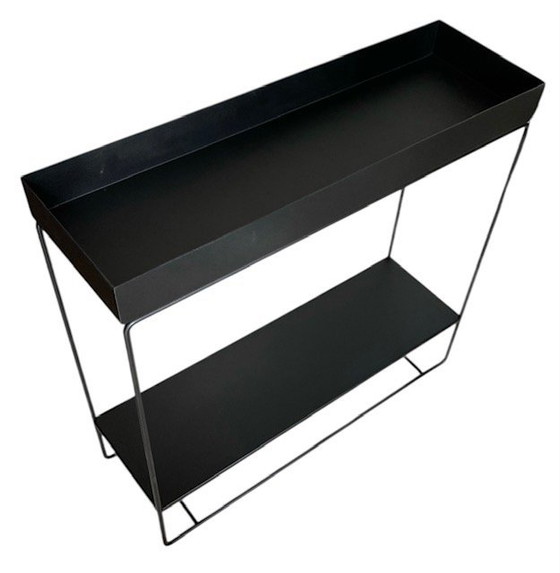 Image 1 of Tavolo per piante in acciaio a due piani