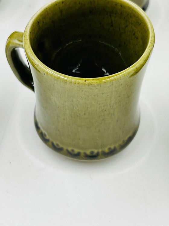 Image 1 of Set 6 Tazzine Espresso Deco Hälsingborg Bari 15/1 Oliva