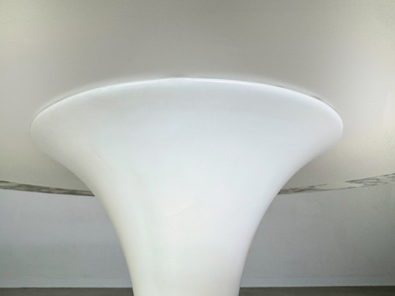 Image 1 of Eero Saarinen Midcentury Dining Table Tulip Marble Knoll International II