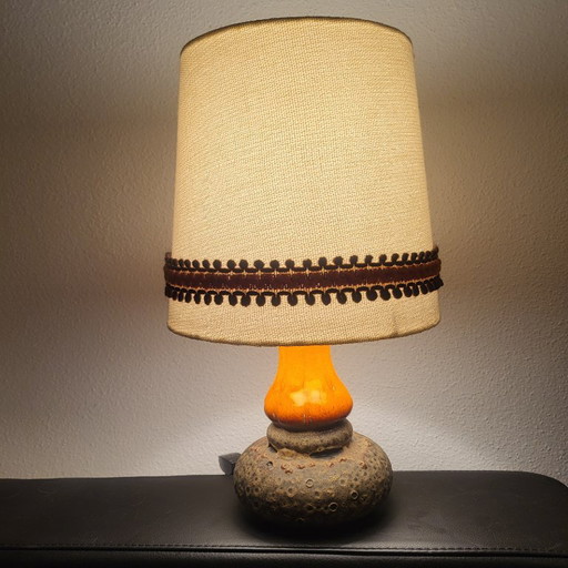 Space Age Fat Lava Table Lamp, Vintage, West Germany 1960s, 70s – tafellampen, Ceramic (photo 2 of 14)