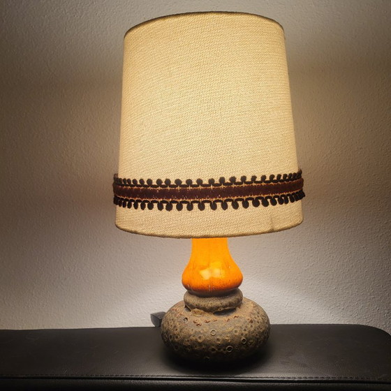 Space Age Fat Lava Table Lamp, Vintage, West Germany 1960s, 70s – Ceramic (photo 2 of 14)